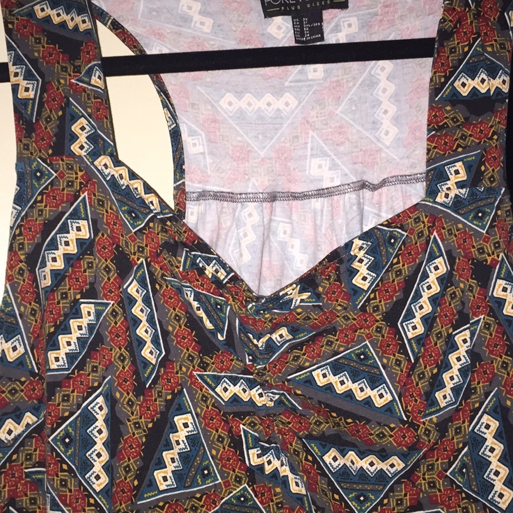 Forever 21 Dress Tribal Print